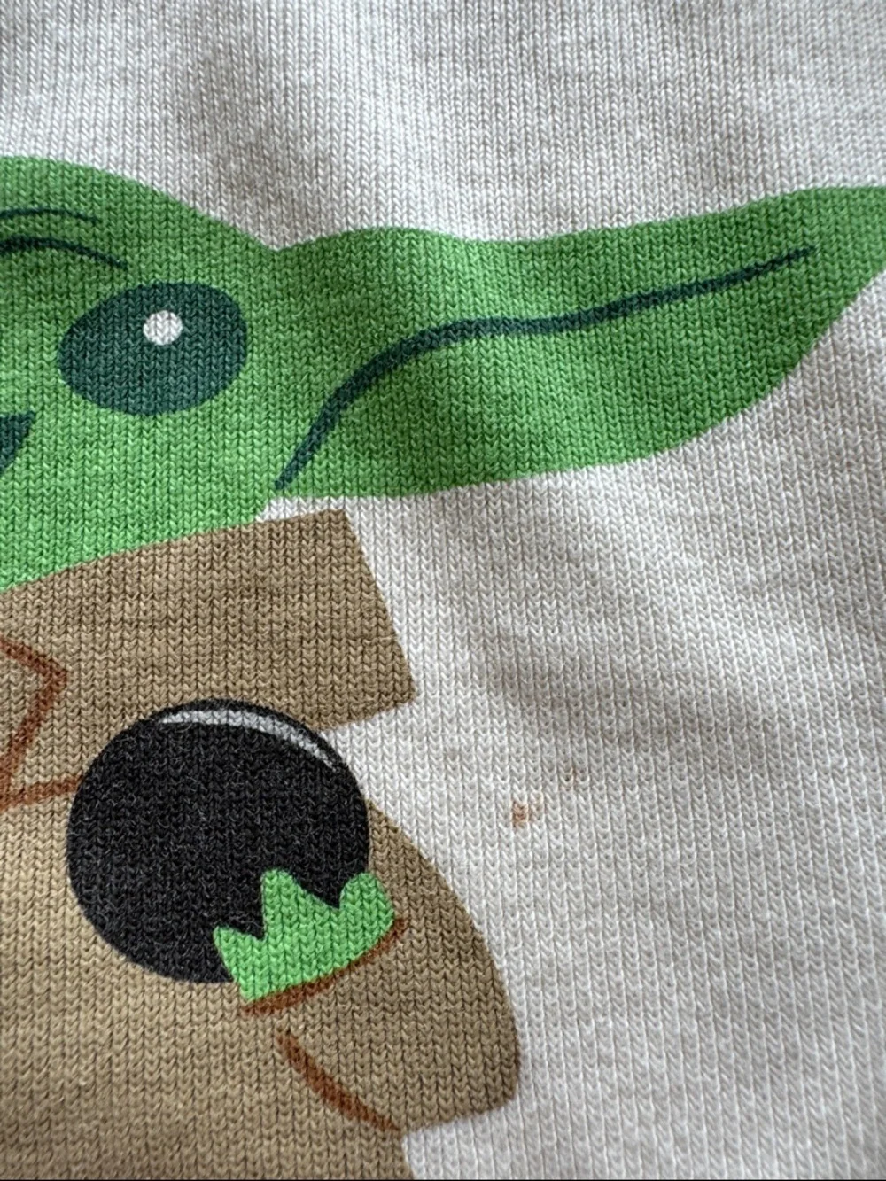 Size 6-7 Hanna Andersson Star Wars Yoda Mandalorian pajamas 100% organic cotton